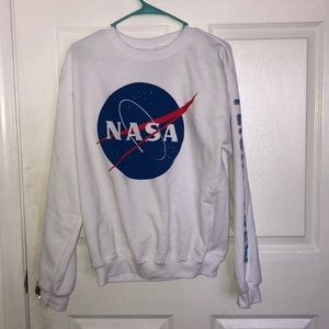White NASA sweater